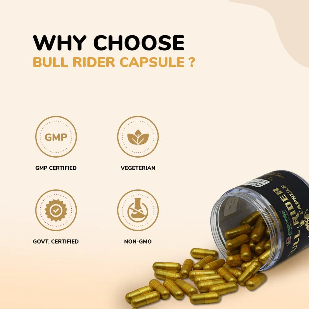 Bull Rider Capsule- Supports Muscle Strength & Recovery - Image 5