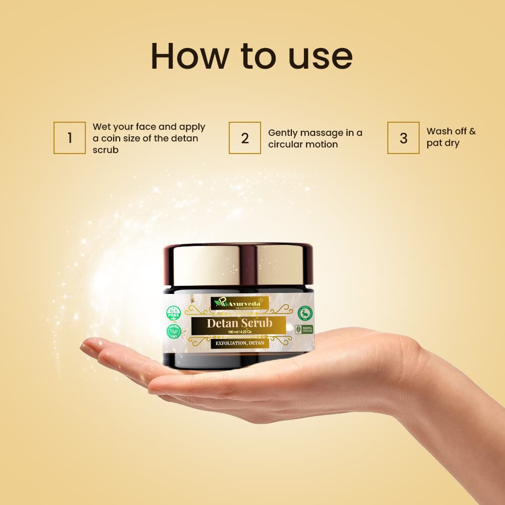 Ayurvedic Detan Scrub For Glowing Skin - Image 5